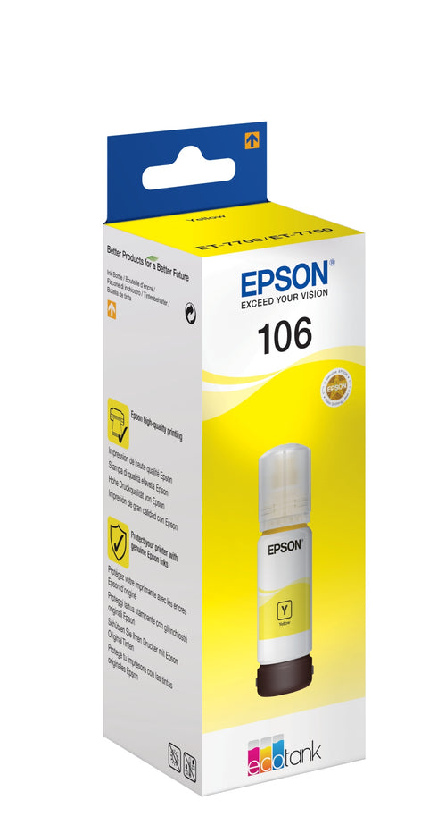 106 EcoTank Yellow ink bottle