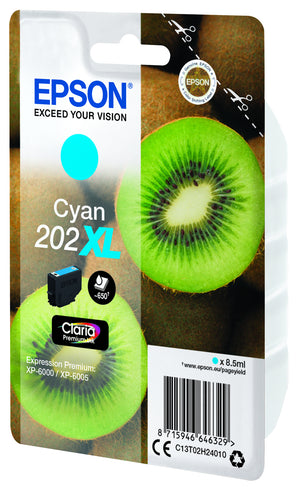 Kiwi Singlepack Cyan 202XL Claria Premium Ink