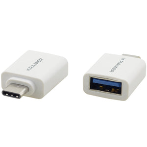 AD-USB31/CAE cambiador de género para cable USB C USB A Blanco