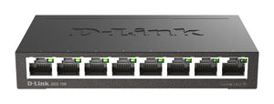 DGS-108 switch No administrado L2 Gigabit Ethernet (10/100/1000) Escritorio Negro