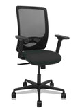 Silla Zulema sincro malla negra asiento bali negro brazos 2D ruedas 65mm
