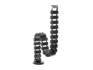 650808 organizador de cables Piso Negro 1 pieza(s)