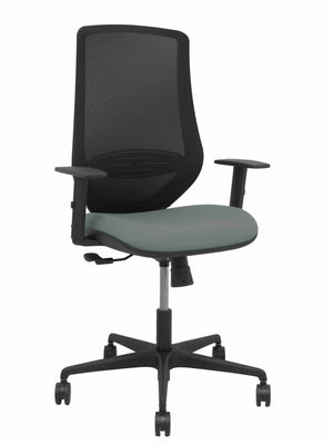 Silla Mardos sincro malla negra bali gris brazo regulable
