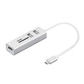 NX090301141 base para portátil y replicador de puertos USB 3.2 Gen 1 (3.1 Gen 1) Type-C Plata
