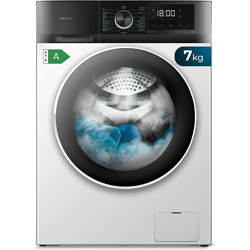 Lavadora de 7 Kg Cecotec Bolero Dresscode 7500 Inverter A