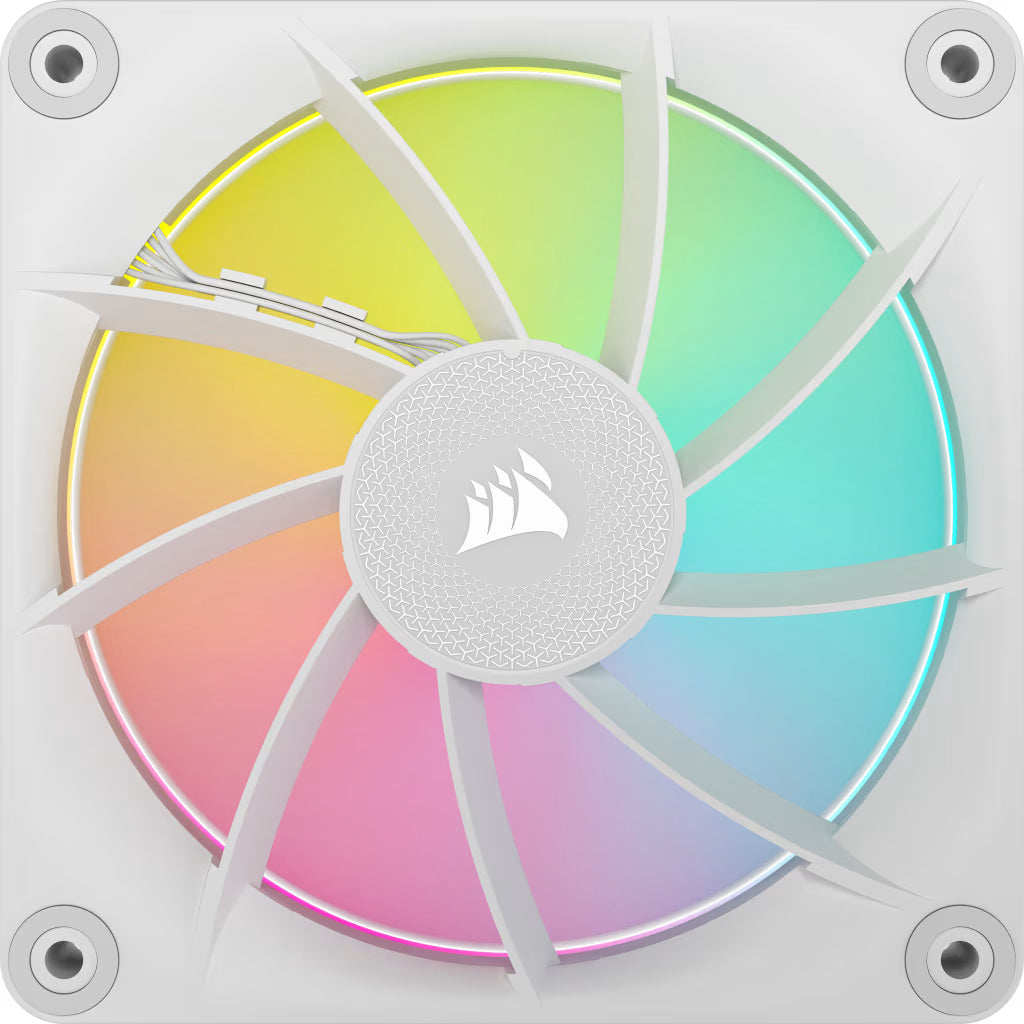iCUE LINK LX120 RGB Carcasa del ordenador Ventilador 12 cm Blanco 1 pieza(s)