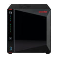AS5404T servidor de almacenamiento NAS Intel® Celeron® N5105 4 GB DDR4 0 TB ADM Negro
