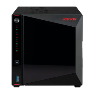 AS5404T servidor de almacenamiento NAS Intel® Celeron® N5105 4 GB DDR4 0 TB ADM Negro