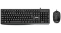 NXKME0012 teclado Ratón incluido Universal USB QWERTY Español Negro