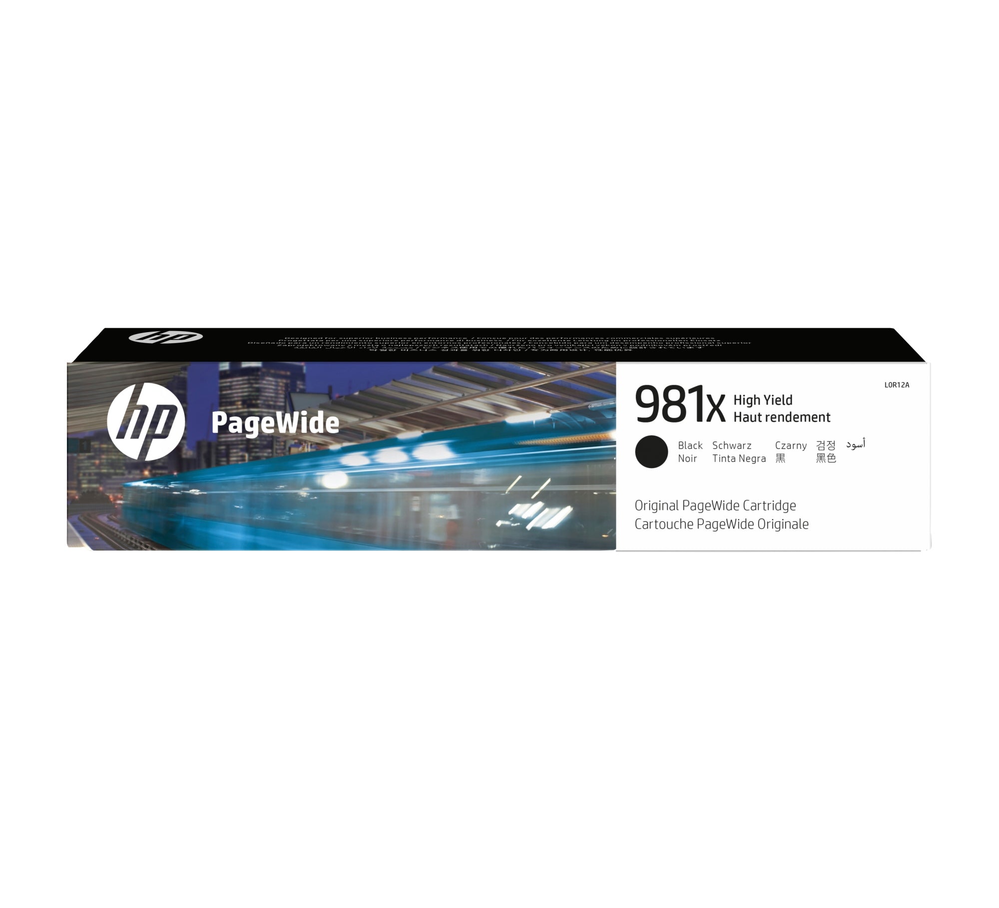 Cartucho original PageWide 981X negro de alto rendimiento