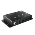 43374 hub de interfaz USB 3.2 Gen 1 (3.1 Gen 1) Type-B 5000 Mbit/s Negro
