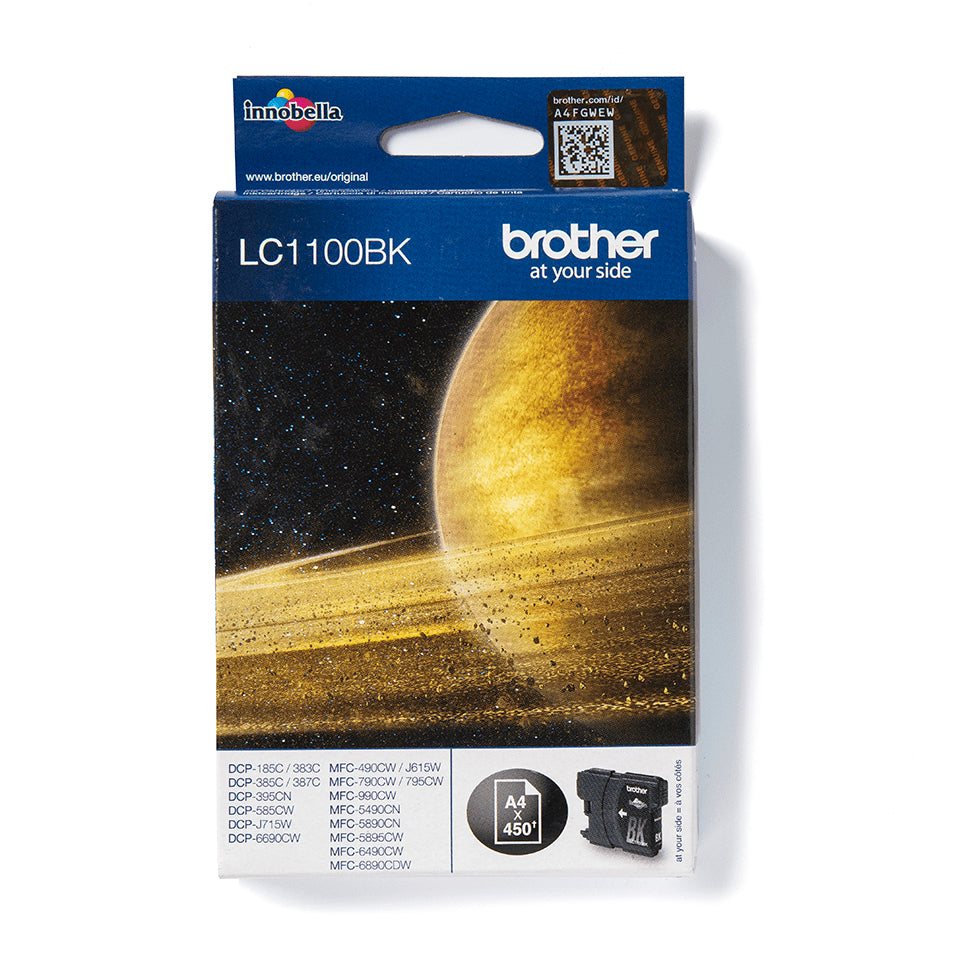 LC1100BK cartucho de tinta 1 pieza(s) Original Negro