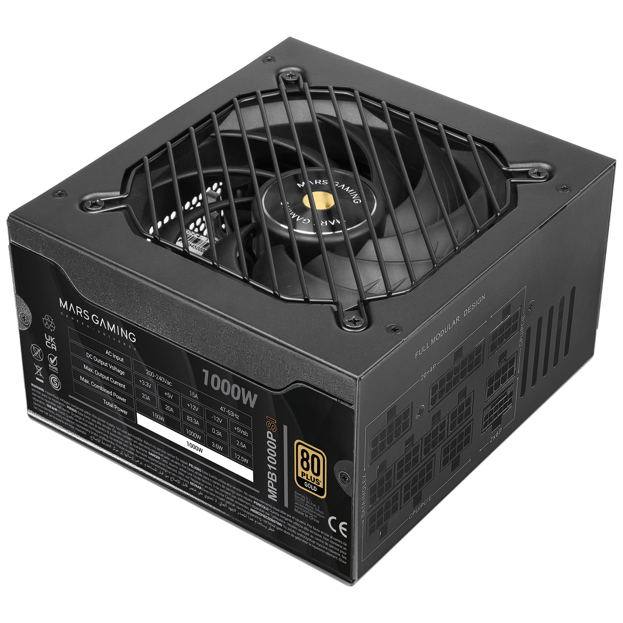 MPB1000PSI unidad de fuente de alimentación 1000 W 24-pin ATX ATX Negro