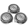 3x Cabezales de Recambio para Afeitadora Eléctrica Philips Series 3000 y 1000 acero inoxidable
