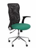 Silla Minaya respaldo malla negro asiento bali verde