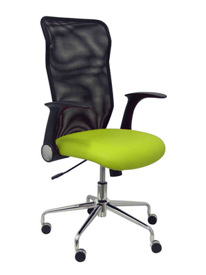 Silla Minaya similpiel pistacho