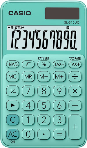 SL-310UC-GN calculadora Bolsillo Calculadora básica Verde
