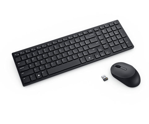Teclado y ratón silenciosos y compactos Pro - KM555 - español (QWERTY)