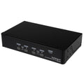 Conmutador Switch KVM 4 puertos Vídeo DisplayPort DP Hub Concentrador USB 2.0 Audio - 2560x1600