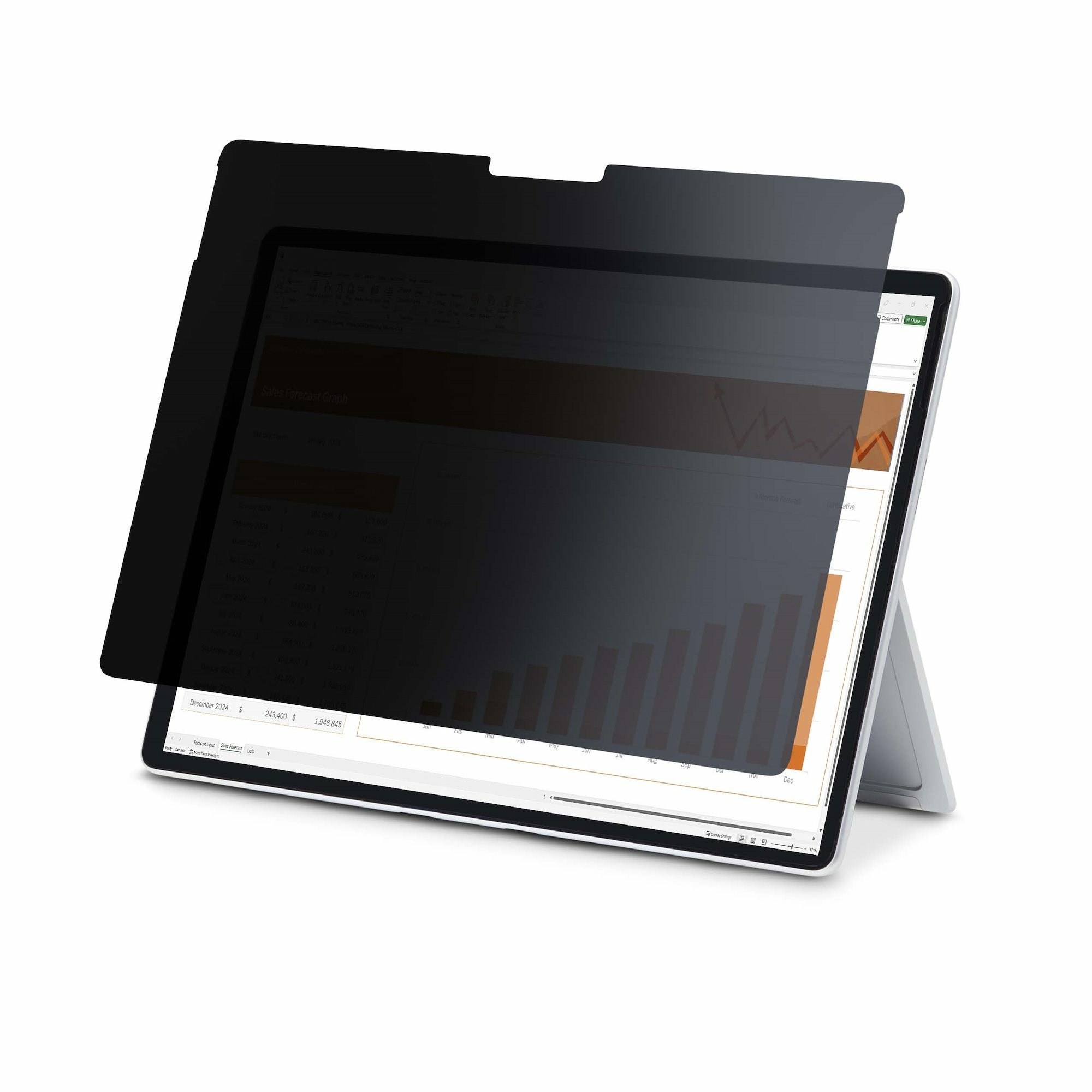Filtro de Privacidad Táctil de 4 Vías para Orientación Horizontal/Vertical +/-30&deg  Anti Luz Azul (51%) Antirreflejo para Surface Pro 8/9/X de 13 Pulgadas