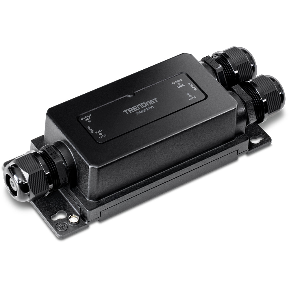 TI-BEP200 ampliador de red Transmisor y receptor de red Negro 10, 100, 1000 Mbit/s