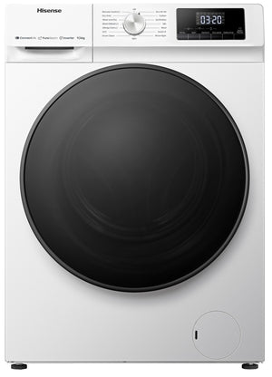 LAVADORA SECADORA HISENSE WDQA9014EVJMW 9-6KG 1400RPM FUNCION VAPOR STEAM DISPLAY DIGITAL CLASE D/A