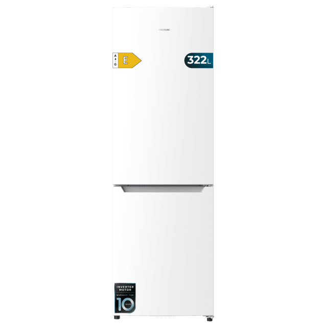Frigorífico Combi Cecotec Bolero CoolMarket Combi 322 White E