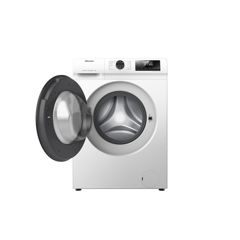 Lavadora Hisense WFQP9014EVM Carga Frontal 9Kg C Blanca