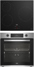 CONJUNTO BEKO BBSE12340XD HORNO MULTIFUNCION Y PLACA 3 ZONAS INDUCCION
