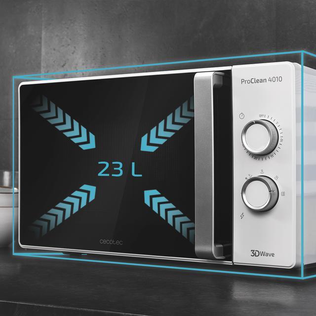 Microondas de 23L, Cecotec ProClean 4010