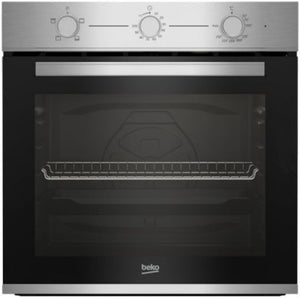 HORNO BEKO BBIC12100XD ESTATICO INOX 3 MANDOS 4 FUNCIONES 74 LITROS 59,5 X 59,4 X 56,7 A
