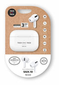AURICULARES TECHONE SIUX.10 BLUET. BLANC