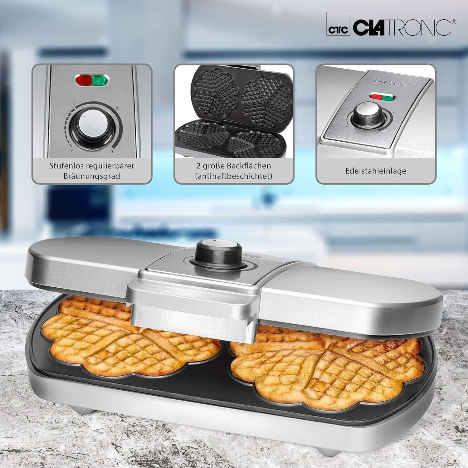 GOFRERA CLATRONIC  DOBLE WA 3607