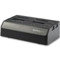 Base de Acoplamiento USB de 4 Bahías SATA - USB de 10gbps - Docking Station USB de Discos Duros o SSD SATA III de 2.5/3.5" - de Intercambio en Caliente - Carga Superior - Hot Swap