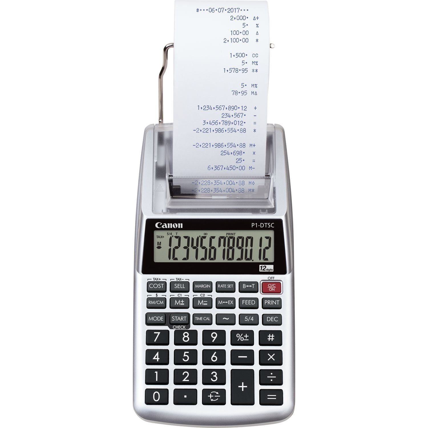 P1-DTSC II EMEA HWB calculadora Escritorio Calculadora de impresión Gris