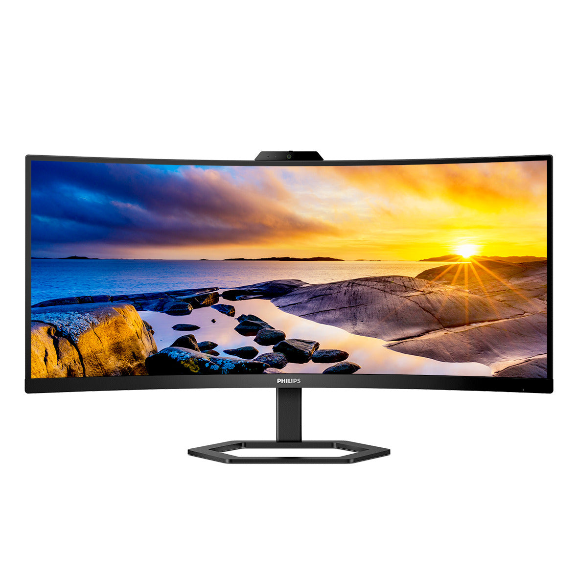 5000 series 34E1C5600HE/00 pantalla para PC 86,4 cm (34") 3440 x 1440 Pixeles 4K Ultra HD LED Negro