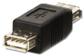 71230 cambiador de género para cable USB A Negro