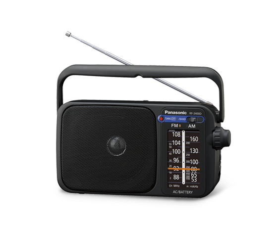 Radio Portátil FM/Am, Panasonic RF-2400DEG-K