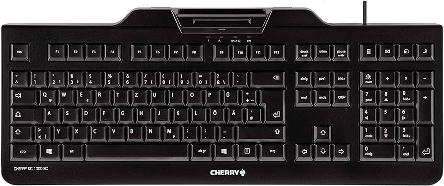 Cherry KC 1000 SC Teclado + Lector Chip Integrado DNIe
