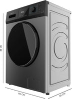Lavadora Cecotec Bolero DressCode 7410 Inverter Steel A
