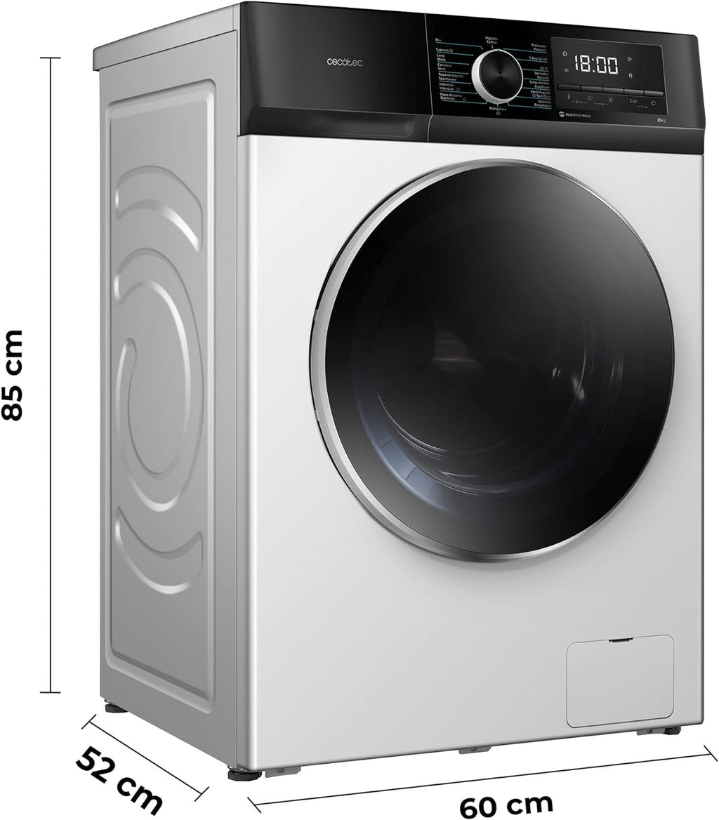Lavadora Cecotec Bolero DressCode 8500 Inverter A
