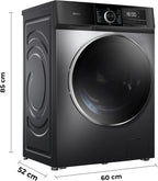 Lavadora Cecotec Bolero DressCode 8500 Inverter Steel A