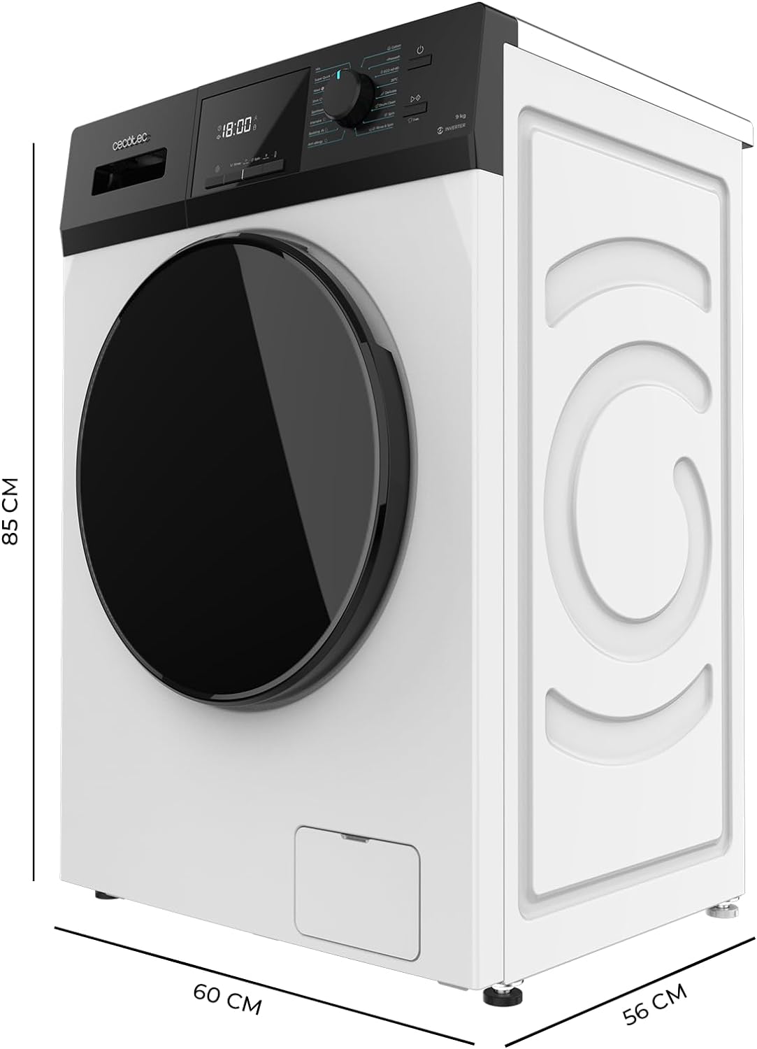 Lavadora Cecotec Bolero Dresscode 9410 Inverter A