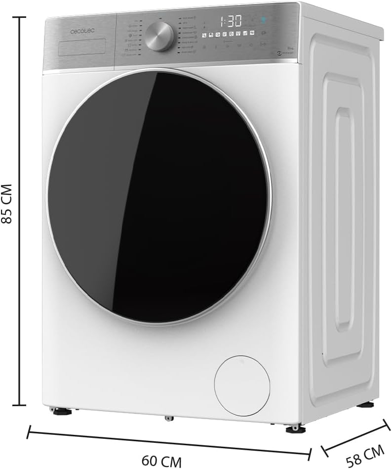 Lavadora Cecotec Bolero DressCode 9800 Inverter A