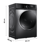 Lavadora Cecotec Bolero DressCode 10500 Inverter Steel A