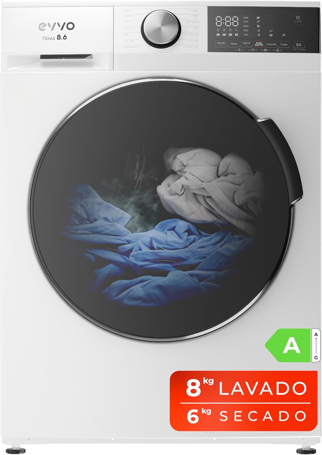 Lavadora secadora EVVO Nova 8/6
