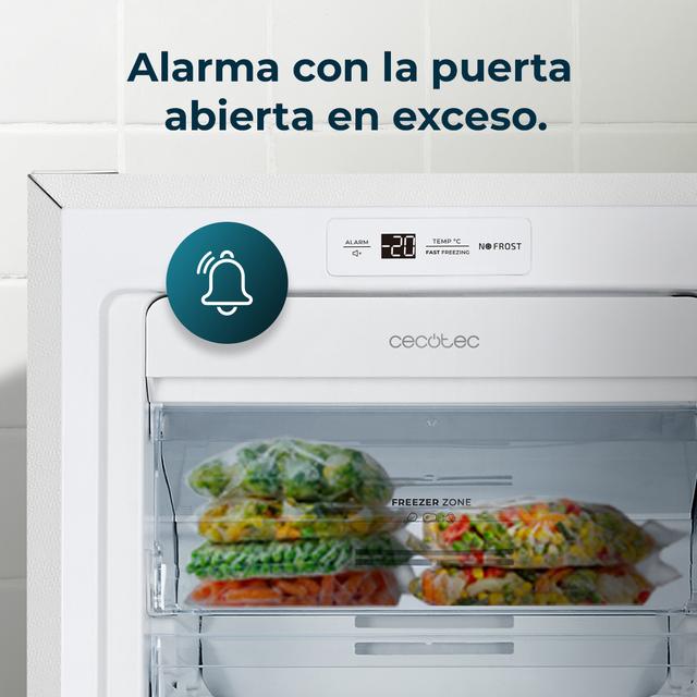 Congelador vertical Cecotec Bolero CoolMarket UF 155 White E