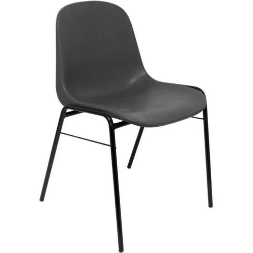 UNISIT SILLA DE VISITA PLÁSTICO APILABLE PP GRIS