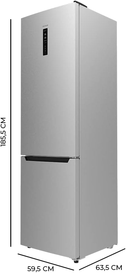 Frigorífico combi Cecotec Bolero CoolMarket Combi 322 Inox D