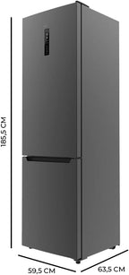 Frigorífico combi Cecotec Bolero CoolMarket Combi 322 Dark D